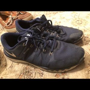 Nike free run Navy blue, used